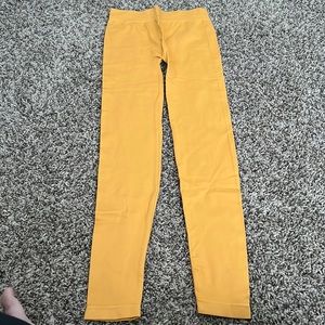 Small/medium, yellow leggings